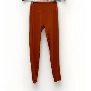 Stori Women's Athletic Workout Leggings Women’s Size 4 Orange Soft Activewear